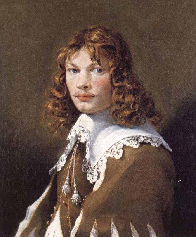 Karel Dujardin Portrait of a Young Man oil painting image